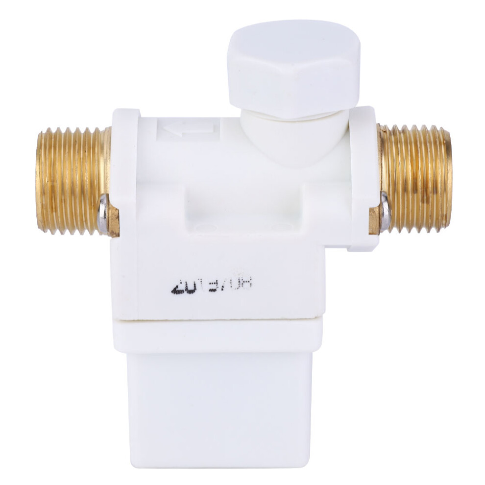 Durable Solenoid Valve For Fluid Control, Normally Closed Type Brass Connector G1/2Inch Dc12v Pilot Type High Temperature Resistance Low Viscosity 9448483711777