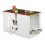 Indoor Dog Crate with Bowls, Wood Effect, Medium 9