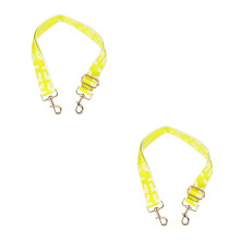 2St Modieuze Groene Nylon Handtasriemen Breed En Slijtvast