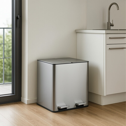 Küchenabfalleimer mit dualem 15-Liter-Geruchsfiltersystem 1