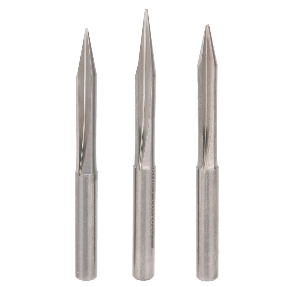 Precision Detailing Smooth Cutting Wood Carving V Groove Engraving Bits Engraving Router Bit High Precision Deep Angle Engraving Tungsten Steel 9049227898534