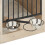 Indoor Dog Crate, Wood Effect, 2 Bowls, Medium Size 8