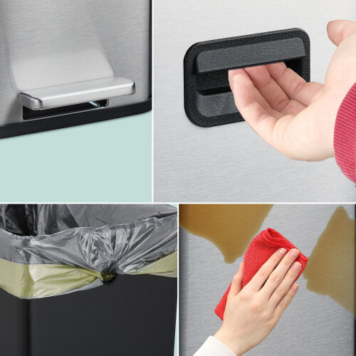 Pedal Bin 10L - Soft-Close, Hands-Free Disposal 1