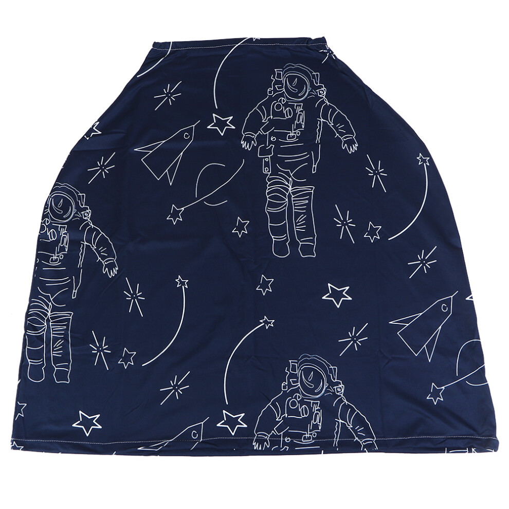 Easy to Use Car Seat Canopy with Space Design, Full Coverage Nursing Cover for Breastfeeding, Stretchy and Breathable Baby Carseat Protector with