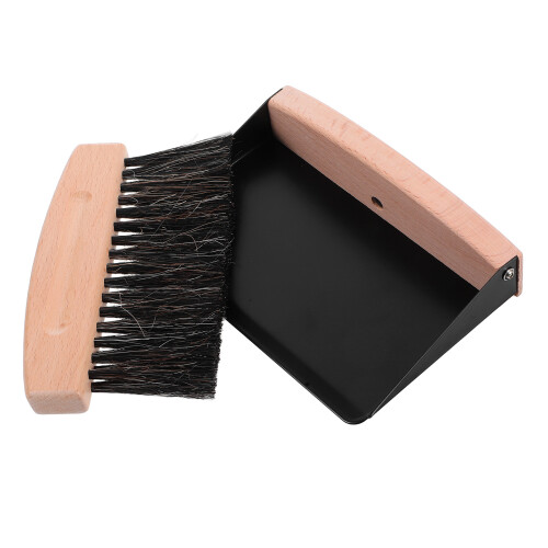 5Sets Compact Hand Broom and Dustpan Cleaning Set for Indoor Use 2