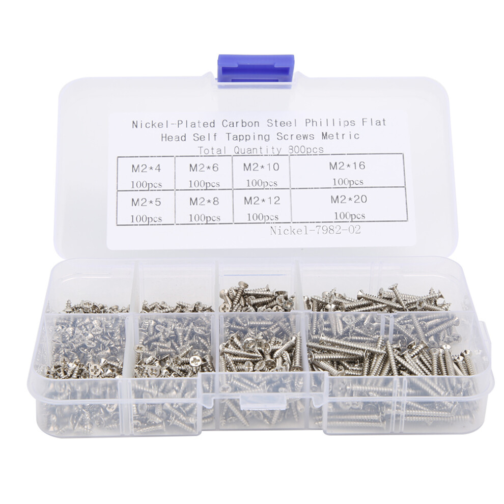 High Quality Sharp Threads Resealable Transparent Box Flat Head Self Tapping Screws Cross Drive Pan Head Used Widely In Energy Electronics Electrical 9049227898893