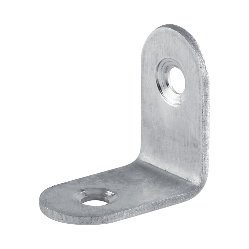 Right Angle Bracket Stainless Steel Corner Braces Joint Fastener Shelf Support Durable Furniture Construction Mounting Screws Included Easy To 9009879083276