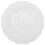 2Pcs Ceramic White Round Serving Platters Decorative Snack Cake Plates 2
