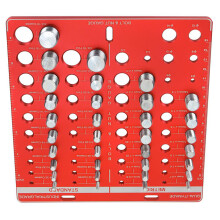 Precision Nut and Bolt Thread Identifier Aluminum Alloy Inch & Metric