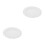 2Pcs Ceramic White Round Serving Platters Decorative Snack Cake Plates 6