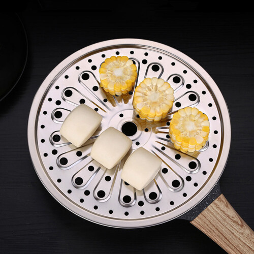 Steaming Tray With Round Design For Roasting And Baking 1pack 2