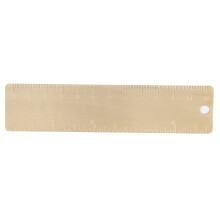 Handcrafted Copper Ruler With Dual Scale Measurement Range From0To12cm High Accuracy Mini Size Durable Measuring Tool For Artists Book Lovers