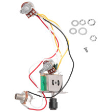 Wiring Harness Kit For Electric Guitar Volume Tone Control5Way Switch Long Lasting Durability Sound Customization Responsive Performance Easy