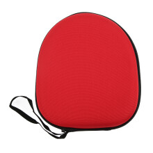 Custodia per cuffie da viaggio con tasca a rete, scatola protettiva in EVA semi-impermeabile con cinturino da polso rimovibile e imbottitura antiurto,