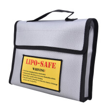 Safety Bag For LiPo Battery Fireproof Explosion Proof Pouch With Flame Retardant Coating For Rc Lipo Storage Charging Transportation Protection