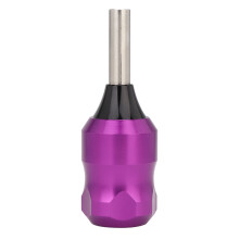 Tattoo Grip Tube Self Locking Anti Slip Lightweight Alloy Durable Handle Detachable Inner Tube Better Ink Flow Compatible With Rotary And Coil