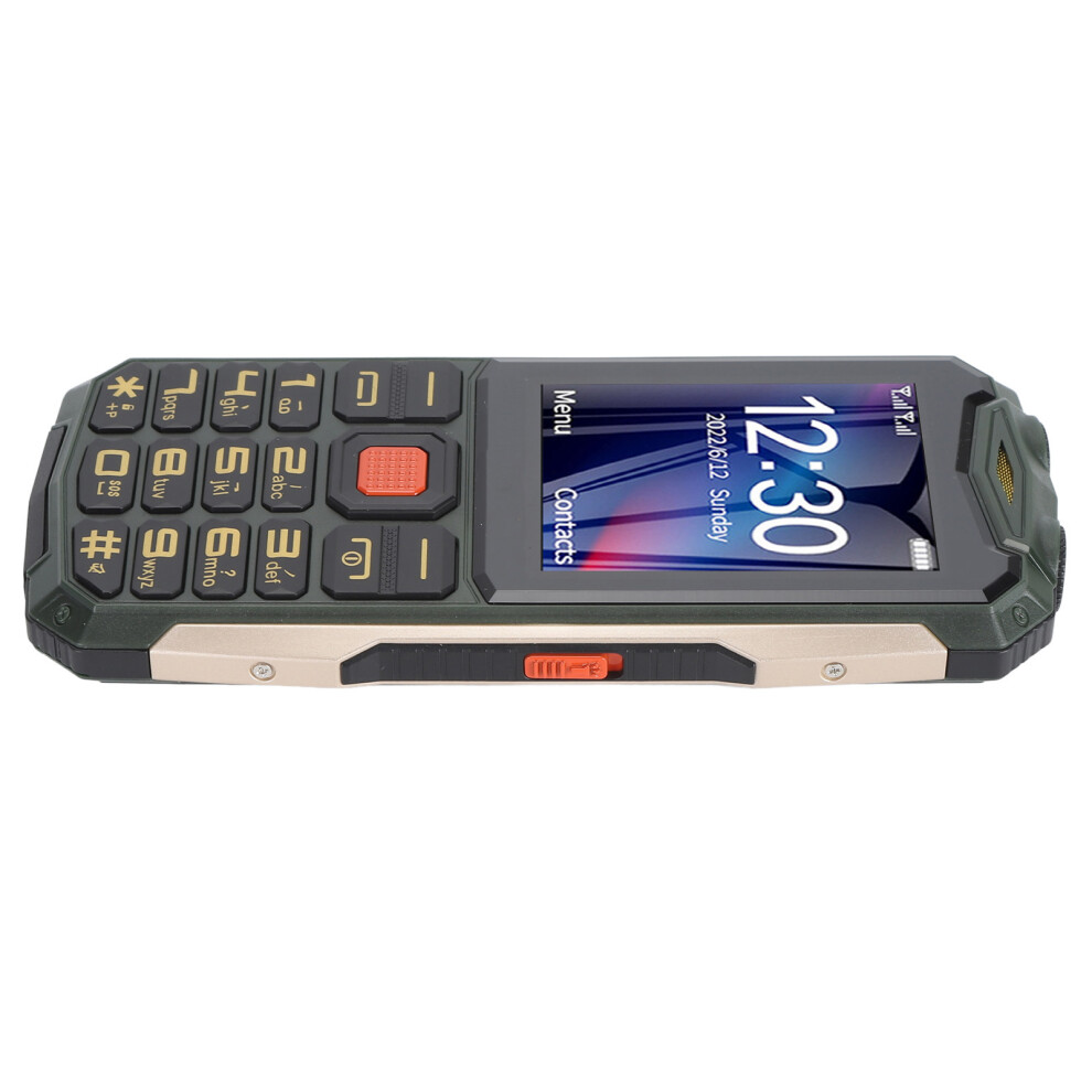 Elderly 2G Mobile Phone 4800Mah 2.6" Screen Dual Sim Green 8471387233886