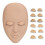 Eyelash Extension Practice Mannequin Head with 6 Replacement Eyelids 3