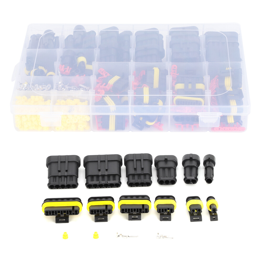 High Chemical Stability Automotive Wire Connector Kit Waterproof Dustproof Snap Fit Design For Long Lasting Performance In Cars Motorcycles Boats And 9049227902347