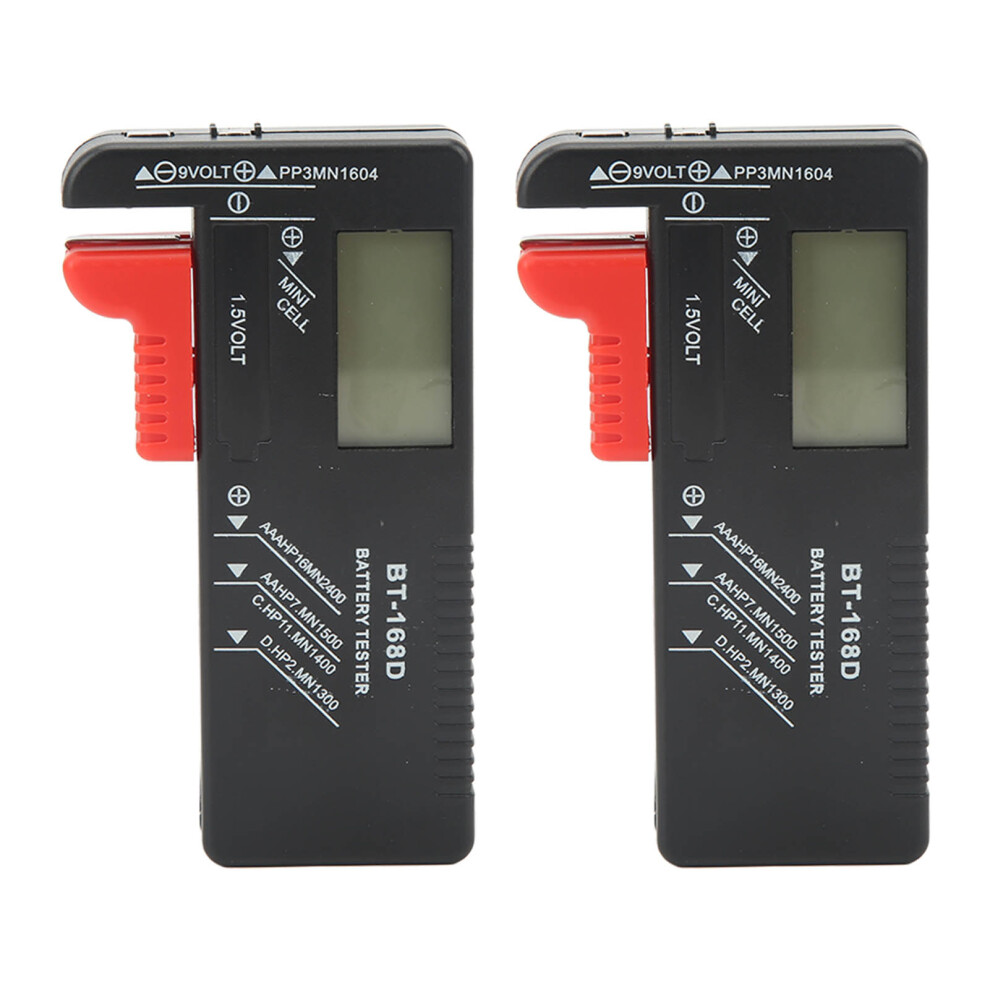 Lightweight Battery Tester Universal Battery Checker Compact Size Easy To Carry No Battery Required To Operate Battery Status Indicator Multi Purpose 9551475332031
