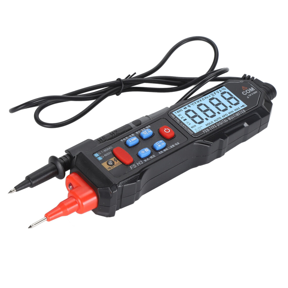 Digital Pen Multimeter Ac/Dc Voltage Tester 5999 Readings With Led Display 4641387235331