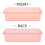 2Pcs Pink Kitchen Chopstick Holder with Transparent Lid Drain Design 8