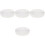 4St Wit Elastisch , Stretch Band Met Silicone Grip Voor Kleding 3