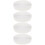 4St Wit Elastisch , Stretch Band Met Silicone Grip Voor Kleding 8