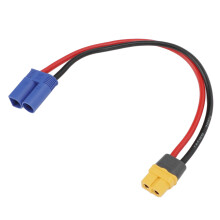 Adapter hosszabbító RC akkumulátor beállításához, plug and play dugós csatlakozó adapter rugalmas vezetékes hosszabbító kábellel,