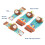Wrist Rattles Toy Type 5 - Colorful Pattern, Socks 9