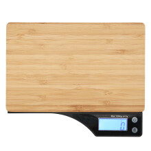 Baking And Cooking Made Simple Digital Food Scale Precise Weight Measuring LCD Display Multi-Functional Kitchen Appliance Eco Bamboo Electronic Add