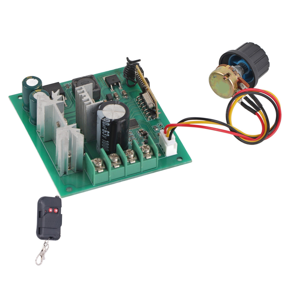 Brush Dc Motor Controller Digital Display Pwm Dc Motor Governor High Efficiency Motor Controller Variable Speed Regulator With Wireless Remote 9049227901616