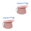 2Pièces Pot Potty Rose PP Portable Avec Couvercle Pour 5