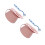 2Pièces Pot Potty Rose PP Portable Avec Couvercle Pour 7