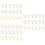 90Pcs Zinc Alloy Dolphin Clasps DIY Key Ring Making Assorted Colors 7