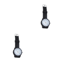 2Pcs White Fashion Quartz Wrist Watch Durable Couple Gift Watch