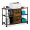 File Cabinet with 2 Drawers & Shelves, Mobile 8
