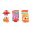 Type 3 Wrist Rattle & Socks Set - Colorful Pattern 13