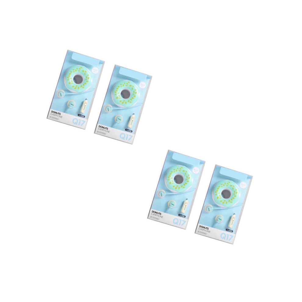 4Pcs Donut Style Earbuds Noise-Isolating Music Earphones 3711399400858
