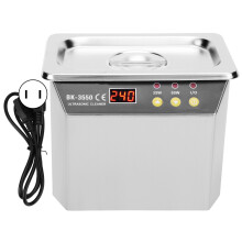 Waterproof Watches Cleaning Ultrasonic Jewelry Cleaner with Heater Digital Timer Stainless Steel Liner High Frequency Sonic Cleaner Industrial Parts