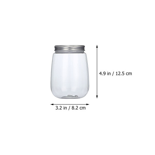 10Pcs Sturdy Pet Bottles Clear Beverage Container 2
