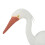 Heron Decoy for Dambeskyttelse - Hvid, holdbar plast 4