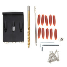Portable Woodworking Tool Kit, High Precision Pocket Hole Jig With Durable Anodized Surface Finish, Suitable For Home And Commercial Use