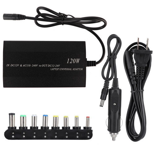 Προσαρμογέας AC 120W με θύρα USB, αντικατάσταση φορτιστή γενικής χρήσης για φορητό