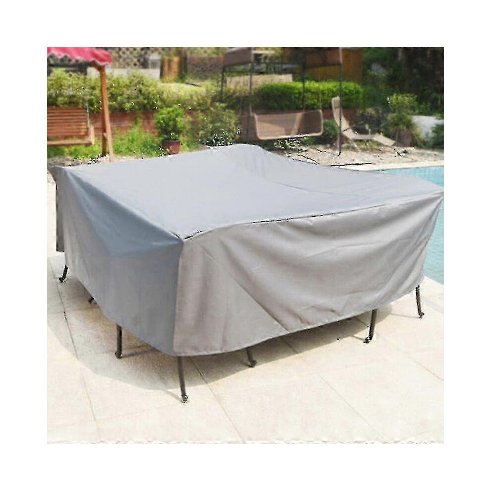 Waterproof protective cover for outdoor furniture, dustproof, multi-purpose, for garden, patio, table, chair, sofa, rain, snow, 126 x 126 x 74 cm,