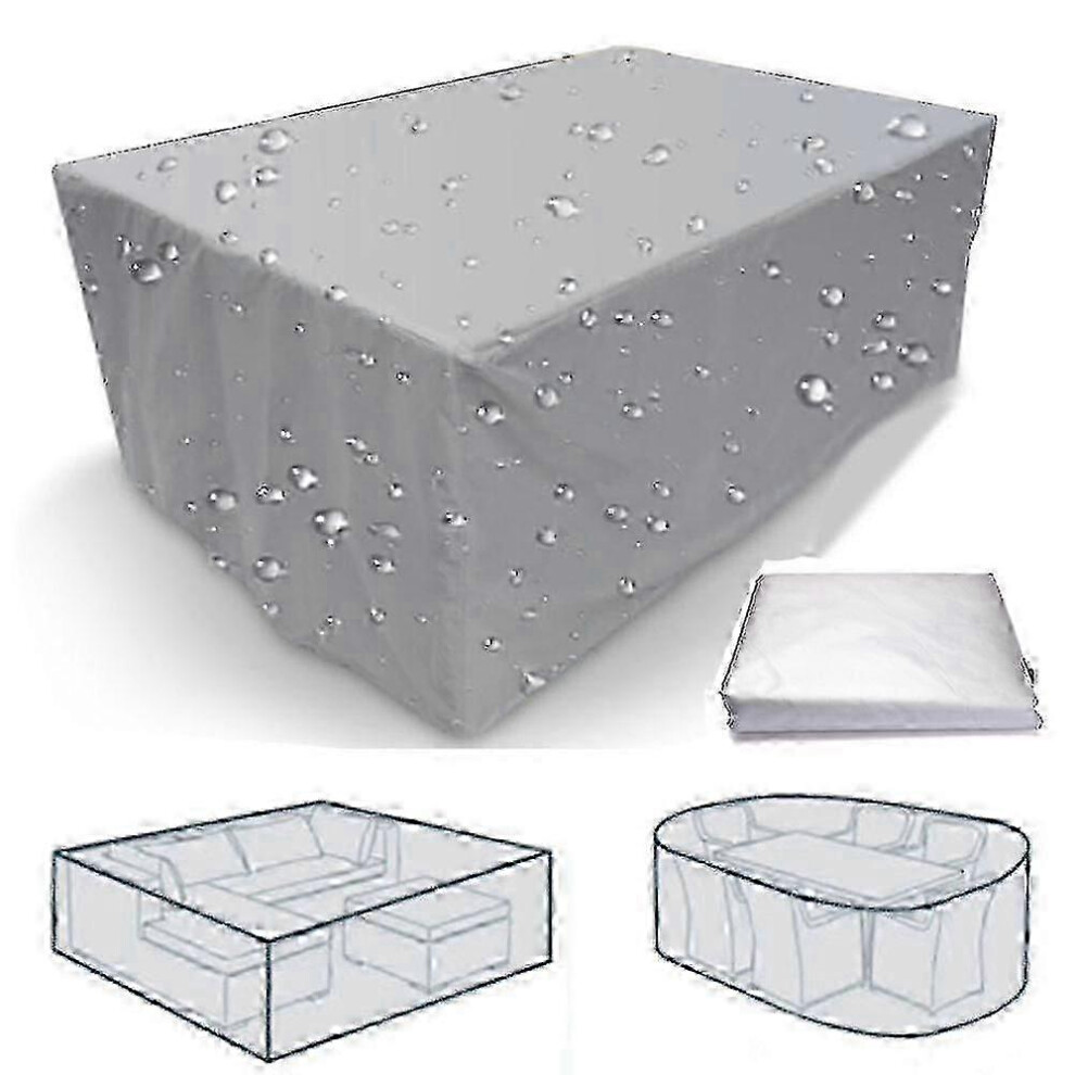 Waterproof protective covers for garden furniture (287 x 155 x 82 cm), over 70 sizes, ideal for protecting your garden furniture from rain and snow