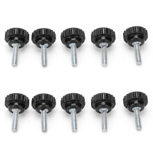 Botão de aperto de nível industrial para máquinas de marcenaria, parafuso de aperto manual resistente à sujeira com travamento seguro e