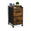 Mobile File Cabinet, 2 Drawers, Industrial Style 9