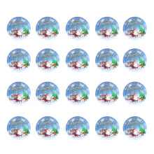 Festive Christmas Dinnerware Set, Christmas Tree Print Paper Plates And Napkins Featuring Durable Tableware Construction, Disposable Party Supplies