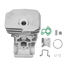Kit de reparación de pistón y cilindro premium de 41 mm de diámetro para motosierras modelos 435, 435E, 440E440II. Incluye anillo, pasador, eje y